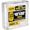 Core Tarps Heavy Duty Tarp, 50 ft L x 0.5 mm H x 40 ft W, 10 Mil, White, Polyethylene CT-604-40X50 - alternate 1